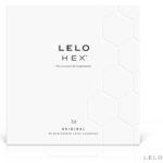 Imagen del artículo erótico LELO - HEX PRESERVATIVO CAJA 36 UDS de LELO en la sección PRESERVATIVOS |Puntos y Estrías de Millenial Sexshop.
