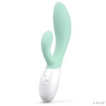 Imagen del artículo erótico LELO - INA 3 VERDE VIBRADOR RABBIT LUJO VERDE AGUA de LELO en la sección JUGUETES BIENESTAR |Juguetes para Mujeres|Estimuladores|Para Clítoris de Millenial Sexshop.