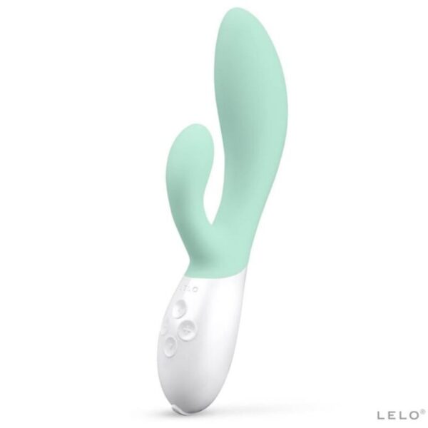 Imagen del artículo erótico LELO - INA 3 VERDE VIBRADOR RABBIT LUJO VERDE AGUA de LELO en la sección JUGUETES BIENESTAR |Juguetes para Mujeres|Estimuladores|Para Clítoris de Millenial Sexshop.