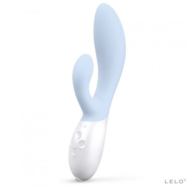 Imagen del artículo erótico LELO - INA 3 VIBRADOR LUJO CELESTE de LELO en la sección JUGUETES BIENESTAR |Vibradores|Vibradores Rabbit de Millenial Sexshop.