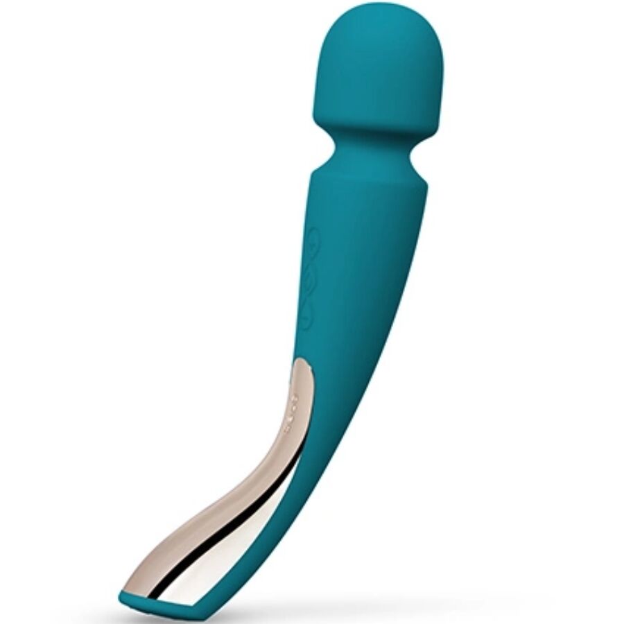 Imagen del artículo erótico LELO - MASAJEADOR SMART MEDIUM WAND 2 VERDE AGUA de LELO en la sección JUGUETES BIENESTAR |Juguetes para Mujeres|Estimuladores|Masajeadores de Millenial Sexshop.