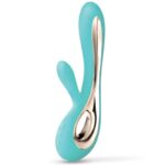 Imagen del artículo erótico LELO - SORAYA 2 VIBRADOR RABBIT VERDE AGUA de LELO en la sección JUGUETES BIENESTAR |Juguetes para Mujeres|Estimuladores|Para Clítoris de Millenial Sexshop.