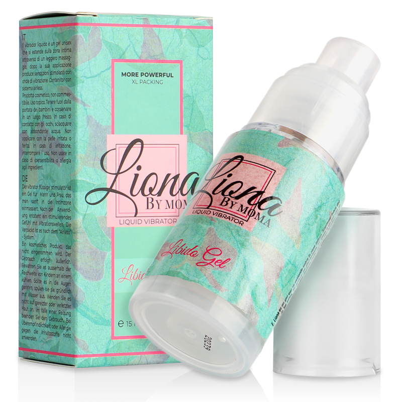 Imagen del artículo erótico LIONA BY MOMA - VIBRADOR LIQUIDO LIBIDO GEL 15 ML de LIONA BY MOMA en la sección DROGUERÍA |Estimulantes para Ellas|Vibrador Líquido de Millenial Sexshop.