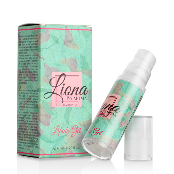 Imagen del artículo erótico LIONA BY MOMA - VIBRADOR LIQUIDO LIBIDO GEL 6 ML de LIONA BY MOMA en la sección DROGUERÍA |Estimulantes para Ellas|Vibrador Líquido de Millenial Sexshop.