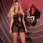 LIVCO CORSETTI FASHION - BARIRIN LC 90633 FALDA + PANTY NEGRO L/XL - Imagen 6