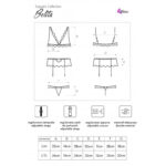 LIVCO CORSETTI FASHION - BELITA LC 90231 SUJETADOR + PANTY + LIGUERO NEGRO S/M - Imagen 9