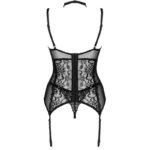 LIVCO CORSETTI FASHION - GIELLANDRA FOR THE SENSES COLLECTION CORSET + PANTY NEGRO S/M - Imagen 4