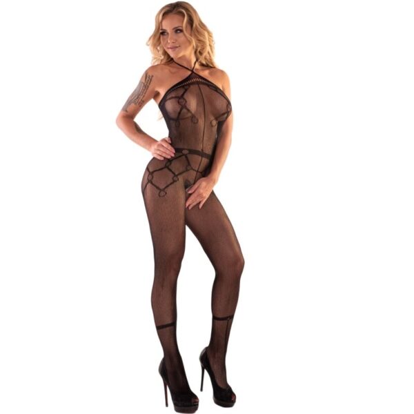 Imagen del artículo erótico LIVCO CORSETTI FASHION - HACINT LC 17342 BODYSTOCKING CROTCHLESS NEGRO TALLA ÚNICA de LIVCO CORSETTI BODYSTOCKINGS en la sección MODA & LENCERÍA|Lencería Mujer|Lencería Picante|Bodystocking de Millenial Sexshop.