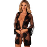 Imagen del artículo erótico LIVCO CORSETTI FASHION - HERINA LC XG056 BATA + PANTY NEGRO TALLA ÚNICA de LIVCO CORSETTI SETS en la sección MODA & LENCERÍA|Lencería Mujer|Lencería Picante|Conjunto de lencería sexy de Millenial Sexshop.