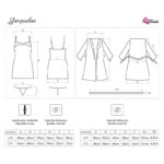 LIVCO CORSETTI FASHION - JACQUELINE LC 90249 BATA + CAMISA + PANTY AZUL MARINO S/M - Imagen 11