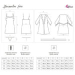 LIVCO CORSETTI FASHION - JACQUELINE LC 90249 BATA + CAMISA + PANTY CRUDO S/M - Imagen 14