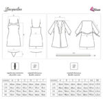 LIVCO CORSETTI FASHION - JACQUELINE LC 90249 BATA + CAMISA + PANTY NEGRO S/M - Imagen 16