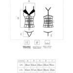 LIVCO CORSETTI FASHION - LAURA LC 20215 CORSET + TANGA S/M - Imagen 6