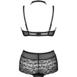 LIVCO CORSETTI FASHION - LINERA FOR THE SENSES COLLECTION SUJETADOR + PANTY NEGRO S/M - Imagen 4