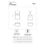 LIVCO CORSETTI FASHION - MIRAAZE LC 90567 CAMISETA + SHORTS NEGRO L/XL - Imagen 4