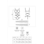 LIVCO CORSETTI FASHION - THIARA LC 20213 SET BODY + MEDIAS ROJA L/XL - Imagen 8