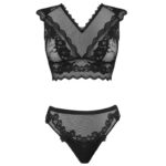 LIVCO CORSETTI FASHION - TIMOSAN LC 90631 SUJETADOR + PANTY NEGRO S/M - Imagen 3