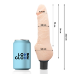 LOVECLONE - DAVEN VIBRADOR REALÍSTICO SELF LUBRICATION 23.8 CM -O- 3.8 CM - Imagen 2