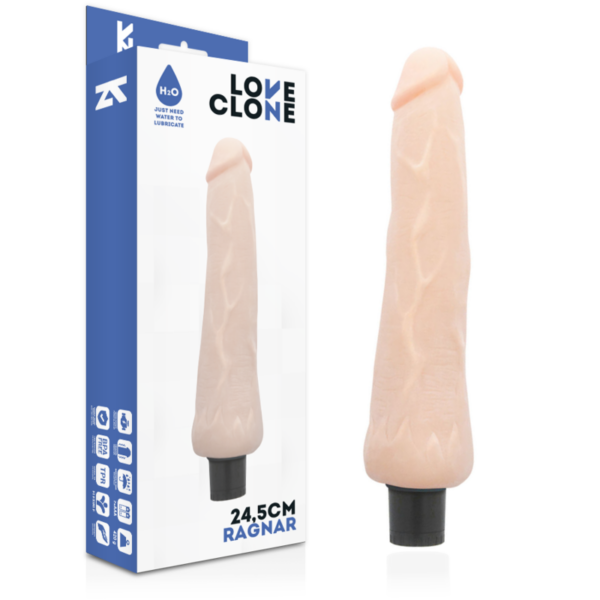 Imagen del artículo erótico LOVECLONE - RAGNAR VIBRADOR REALÍSTICO SELF LUBRICATION 24.5 CM -O- 3.5 CM de LOVECLONE en la sección JUGUETES BIENESTAR |Vibradores|Vibradores Realisticos de Millenial Sexshop.