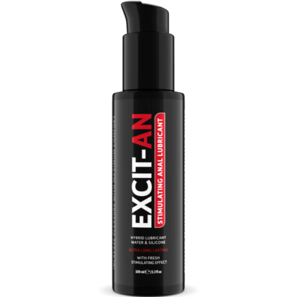 Imagen del artículo erótico LUXURIA EXCIT-AN LUBRICANTE HIBRIDO SILICONA & AGUA 100ML de EXCITE en la sección DROGUERÍA |Lubricantes|Base Silicona de Millenial Sexshop.