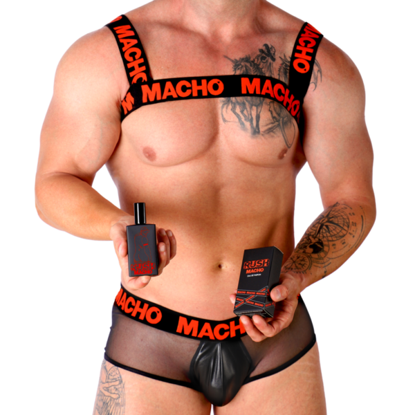 Imagen del artículo erótico MACHO - AGUA DE PERFUME RUSH 30 ML de MACHO UNDERWEAR en la sección DROGUERÍA |Perfumes de Millenial Sexshop.