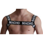 Imagen del artículo erótico MACHO - ARNÉS DOBLE NEGRO de MACHO UNDERWEAR en la sección MODA & LENCERÍA|Lencería Hombre|Arneses Hombre de Millenial Sexshop.