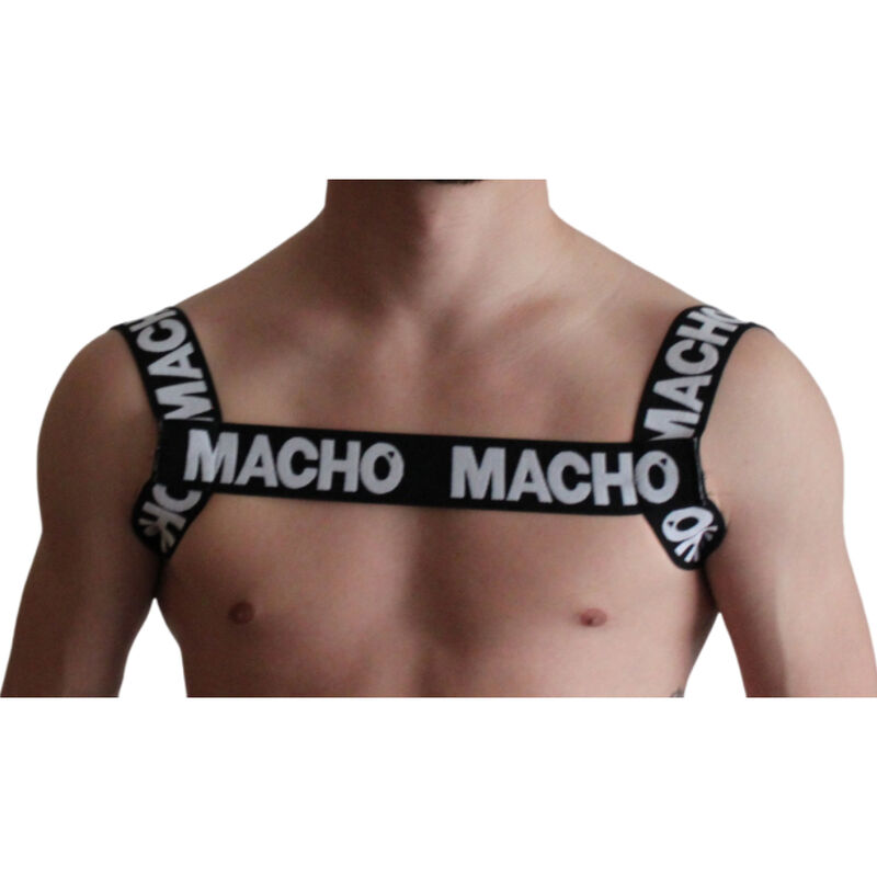 MACHO - ARNÉS DOBLE NEGRO-MillenialSexshop-MACHO UNDERWEAR Imagen del artículo erótico MACHO - ARNÉS DOBLE NEGRO de MACHO UNDERWEAR en la sección MODA & LENCERÍA|Lencería Hombre|Arneses Hombre de Millenial Sexshop.