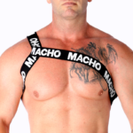 Imagen del artículo erótico MACHO - ARNÉS ROMANO BLANCO L/XL de MACHO UNDERWEAR en la sección MODA & LENCERÍA|Lencería Hombre|Arneses Hombre de Millenial Sexshop.