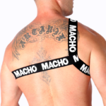 MACHO - ARNÉS ROMANO BLANCO S/M - Imagen 3