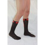 MACHO - CALCETINES FINOS NEGRO/ROJO TALLA ÚNICA - Imagen 6