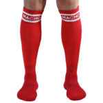 Imagen del artículo erótico MACHO - CALCETINES LARGOS TALLA ÚNICA ROJO de MACHO UNDERWEAR en la sección MODA & LENCERÍA|Lencería Hombre|Calcetines de Millenial Sexshop.