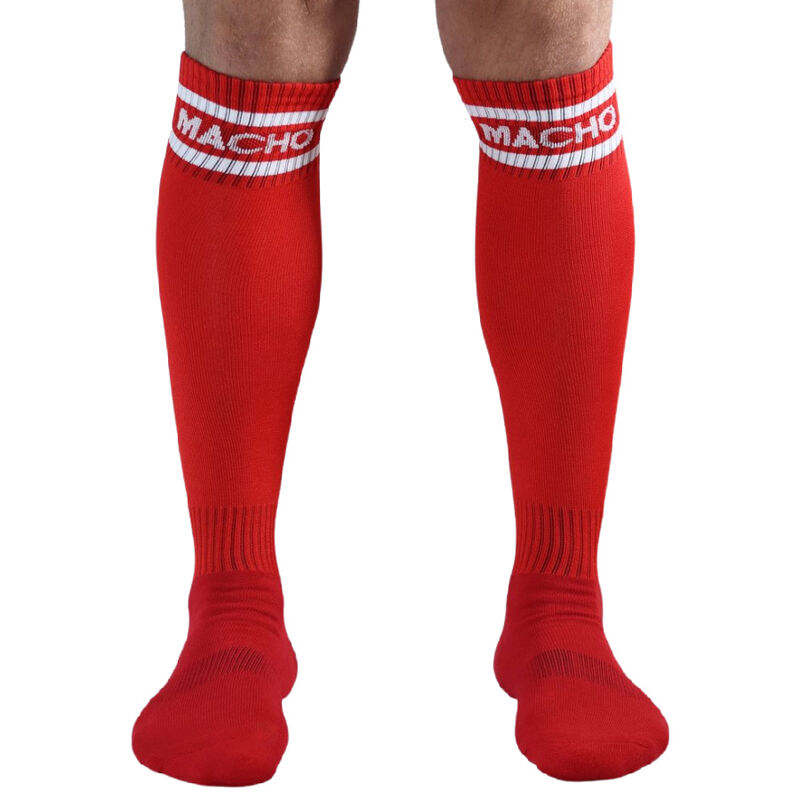 Imagen del artículo erótico MACHO - CALCETINES LARGOS TALLA ÚNICA ROJO de MACHO UNDERWEAR en la sección MODA & LENCERÍA|Lencería Hombre|Calcetines de Millenial Sexshop.
