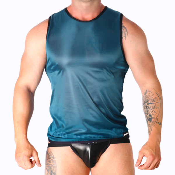 Imagen del artículo erótico MACHO - CAMISETA VERDE S/M de MACHO UNDERWEAR en la sección MODA & LENCERÍA|Lencería Hombre|Camisetas Masculinas de Millenial Sexshop.