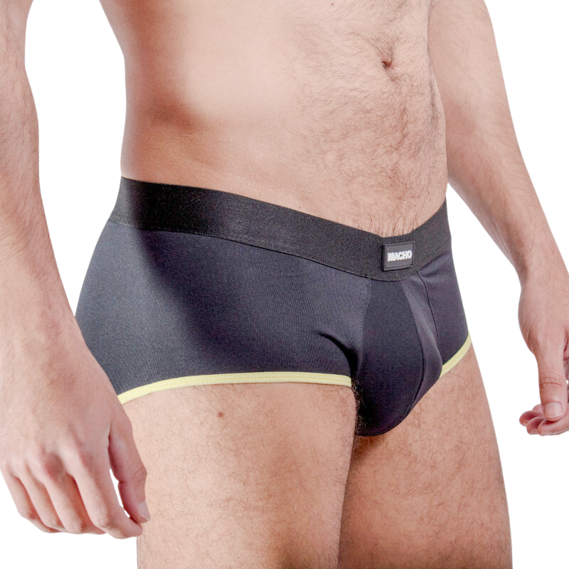 Imagen del artículo erótico MACHO - MS24A CALZONCILLO BRIEF DARK AMARILLO S de MACHO UNDERWEAR en la sección MODA & LENCERÍA|Lencería Hombre|Slips de Millenial Sexshop.