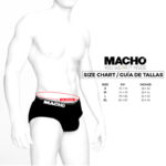 MACHO - MS24R CALZONCILLO BRIEF DARK ROJO S - Imagen 4