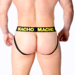 MACHO - MX25A JOCK LYCRA AMARILLO S - Imagen 4