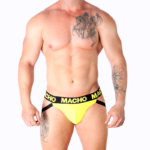 MACHO - MX25A JOCK LYCRA AMARILLO S - Imagen 5
