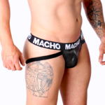 MACHO - MX25NC JOCK CUERO NEGRO S - Imagen 2