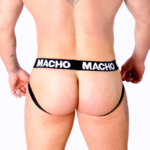 MACHO - MX25NC JOCK CUERO NEGRO xl - Imagen 4