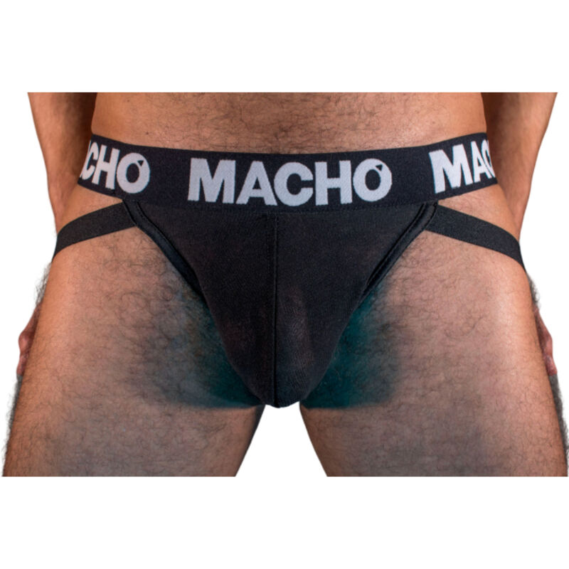 Imagen del artículo erótico MACHO - MX25NN JOCK NEGRO TALLA L de MACHO UNDERWEAR en la sección MODA & LENCERÍA|Lencería Hombre|Jockstraps de Millenial Sexshop.