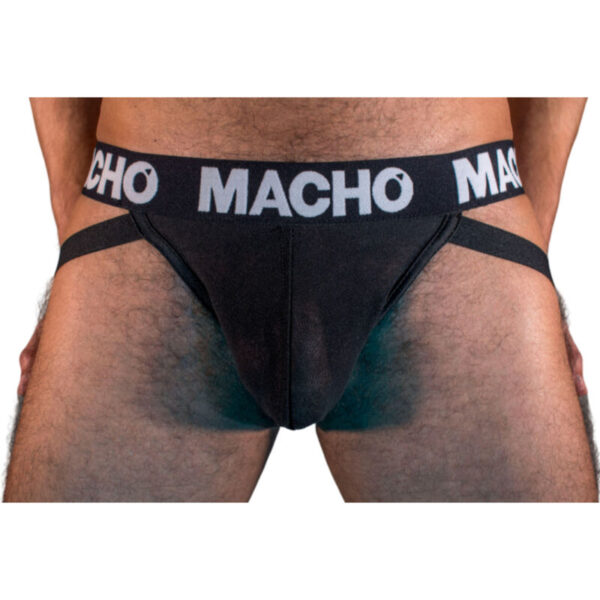 Imagen del artículo erótico MACHO - MX25NN JOCK NEGRO TALLA XL de MACHO UNDERWEAR en la sección MODA & LENCERÍA|Lencería Hombre|Jockstraps de Millenial Sexshop.