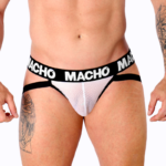 Imagen del artículo erótico MACHO - MX26X1 JOCK REJILLA BLANCO XL de MACHO UNDERWEAR en la sección MODA & LENCERÍA|Lencería Hombre|Jockstraps de Millenial Sexshop.