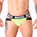 Imagen del artículo erótico MACHO - MX28FA JOCK AMARILLO NEON M de MACHO UNDERWEAR en la sección MODA & LENCERÍA|Lencería Hombre|Jockstraps de Millenial Sexshop.