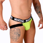 MACHO - MX28FA JOCK AMARILLO NEON M - Imagen 3