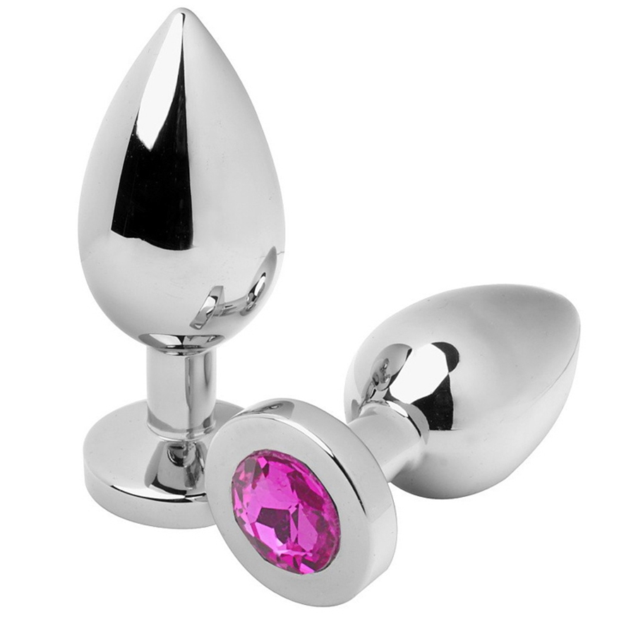 Imagen del artículo erótico METAL HARD - ANAL PLUG DIAMOND ROSA SMALL 5.71CM de METAL HARD en la sección JUGUETES BIENESTAR |Anal|Plugs Anales de Millenial Sexshop.