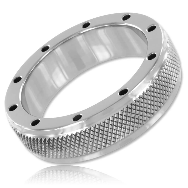 Imagen del artículo erótico METAL HARD - ANILLO METAL PARA PENE Y TESTÍCULOS 40 MM de METAL HARD en la sección BDSM & BONDAGE |Artículos BDSM|Anillas pene metal BDSM de Millenial Sexshop.