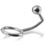 METAL HARD - COCK RING ANILLO CON GANCHO INTRUDER ANAL 40MM - Imagen 2