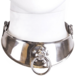 Imagen del artículo erótico METAL HARD - COLLAR RESTRINGIDOR CON ANILLA de METAL HARD en la sección BDSM & BONDAGE |Bondage|Collares de Millenial Sexshop.