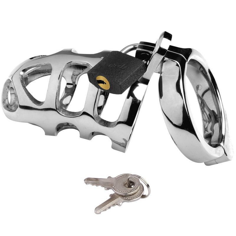 Imagen del artículo erótico METAL HARD - JAULA ANILLO METAL CAGE de METAL HARD en la sección BDSM & BONDAGE |Artículos BDSM|Jaulas Pene BDSM de Millenial Sexshop.