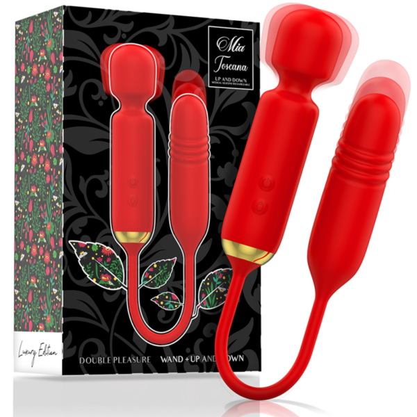 Imagen del artículo erótico MIA - TOSCANA DOUBLE PLEASURE WAND + UP AND DOWN de MIA en la sección JUGUETES BIENESTAR |Juguetes para Mujeres|Estimuladores de Millenial Sexshop.